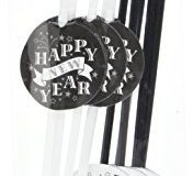 Susy Card 40006826 - Trinkhalme "Happy New Year", 10er Packung