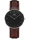 Daniel Wellington Classic Damen-Armbanduhr Analog Quarz Leder - DW00100143