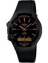 Casio Collection - Herren-Armbanduhr mit Analog-Digital-Display und Resin-Armband - AW-90H-9EVEF