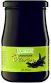 Kattus Spanische schwarze Oliven, mit Stein, 2er Pack (2 x 345 g)