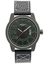 Mike Ellis New York Herren-Armbanduhr Darkrace Analog Quarz Leder SM3132