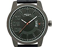 Mike Ellis New York Herren-Armbanduhr Darkrace Analog Quarz Leder SM3132