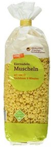 Tegut Eiernudel Muscheln, 9er Pack (9 x 250 g)