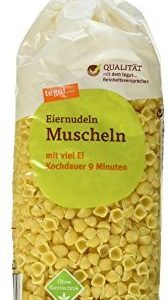 Tegut Eiernudel Muscheln, 9er Pack (9 x 250 g)