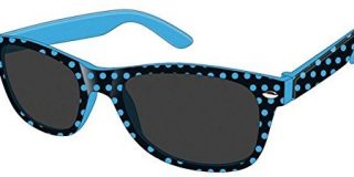 Montana Eyewear Sunoptic 963A Kinder Sonnenbrille in schwarz plus blau gepunktet