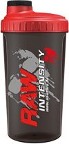 All Stars Shaker "Raw Intensity" 700 ml, transparent-rot, 1er Pack