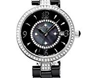 Stella Maris Damen Armbanduhr - Analog Quarz - Premium Keramik Armband - Perlmutt Zifferblatt - Diamanten und Swarovski Elemente