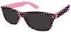 Montana Eyewear Sunoptic 963 Kinder Sonnenbrille in schwarz plus rosa gepunktet