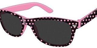 Montana Eyewear Sunoptic 963 Kinder Sonnenbrille in schwarz plus rosa gepunktet