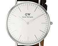 Daniel Wellington Classic Herren-Armbanduhr Analog Quarz Leder - DW00100025