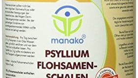manako prebiotic Psyllium Flohsamenschalen ganz, 250 g Dose (1 x 0,25 kg)