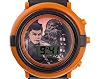 Star Wars Jungen-Armbanduhr mit Digitalem Zifferblatt und Blauem Kunststoffarmband swm3006