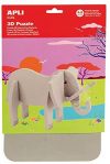 APLI apli13713 Elefant 3D Schaum Puzzle