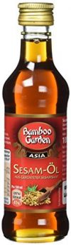 Bamboo Garden Sesam-Oel aus geroesteter Sesamsaat, 2er Pack (2 x 100 ml)