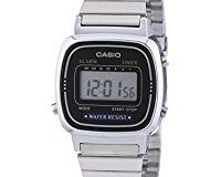 Casio Collection - Damen-Armbanduhr mit Digital-Display und Edelstahlarmband - LA670WEA-1EF