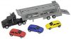 Dickie Toys 203746000 - Autotransporter, LKW-Autotransporter, 32 cm