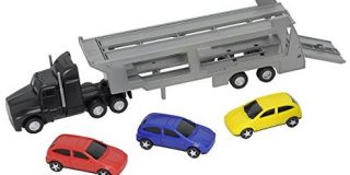 Dickie Toys 203746000 - Autotransporter, LKW-Autotransporter, 32 cm