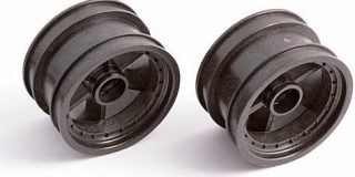 Team Associated AE8881 - Front Wheels, Fahrzeug, schwarz