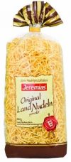 Jeremias Bandnudeln 2 mm gewalzt, Gourmet Frischei-Nudeln, 2er Pack (2 x 500 g Beutel)