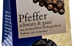 Sonnentor Pfeffer schwarz ganz, 1er Pack (1 x 35 g) - Bio