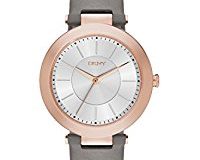 DKNY Damen-Armbanduhr Analog Quarz Leder NY2296