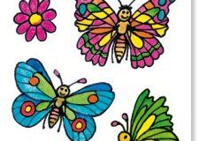 Lutz Mauder Lutz mauder44532 Butterfly 3 Tattoo (One Size)