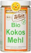 Werz Kokosmehl glutenfrei, 1er Pack (1 x 200 g Dose) - Bio