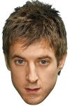 Star Cutouts Bedruckte Gesichtsmaske von Rory Doctor Who