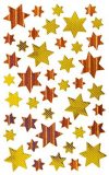 Avery Zweckform 52774 Weihnachtssticker Sterne (Effektfolie) 43 Aufkleber