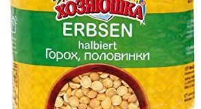 Chosjauschka Erbsen, halbiert, 4er Pack (4 x 900 g)