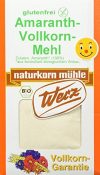 Werz Amaranth-Vollkorn-Mehl glutenfrei, 1er Pack (1 x 500 g Karton) - Bio