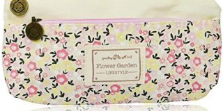 Pasey Idyllic Small Floral Double Zipper Pencil Case Feder-Beutel, beige