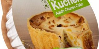 Cakees Apfel Quark Kuchen, fertig gebacken, 2er Pack (2 x 500 g)