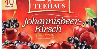 Teehaus Johannisbeer-Kirsch (Teebeutel), 3er Pack (3 x 90 g)