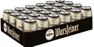 Warsteiner Premium Pilsener 24 x 0,33 Liter Dosenbier mild-hopfig - Internationales Bier nach deutschem Reinheitsgebot - Palette