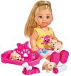 Simba 105733041 - Evi Love Puppe mit Welpen