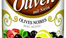 Baktat Uslu Schwarze Oliven m. Stein , 1er Pack (1 x 1.25 kg Packung)