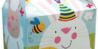 Amscan International 9900095 15 x 10 x 17 cm Schaf und Bunny Ostern Party Boxen