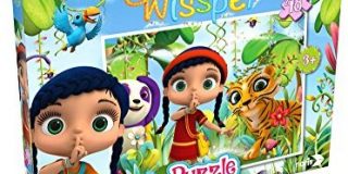 Noris Spiele 606031588 - Wissper Puzzle - In der Waldwelt, 48 Teile