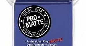 Ultra Pro 84264 - Small Sleeves - Matte - 60, blau