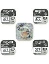MAXELL 377 Batterie silberoxide 1,55V, 5x Einzelblister