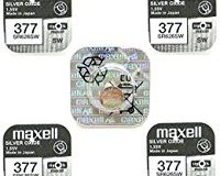 MAXELL 377 Batterie silberoxide 1,55V, 5x Einzelblister