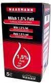 Naarmann H-Milch 1.5 Prozent Fett 5l, 1er Pack (1 x 5 l)