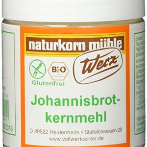 Werz Johannisbrotkernmehl glutenfrei, 1er Pack (1 x 100 g Dose) - Bio