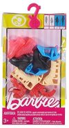 Mattel Barbie Accessories Curvy & Tall Doll Shoe Pack (Fcr93)