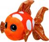 Carletto Ty 37176 - Sami mit Glitzeraugen, Glubschi's, Beanie Boo's Clownfisch, 15 cm