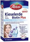 Abtei Kieselerde Biotin Plus Depot (Zink, Kupfer), 56 Tabletten - 78g