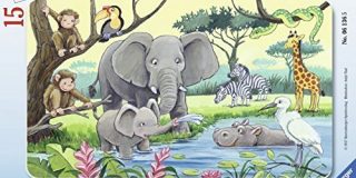 Ravensburger Puzzle 06136 - "Tiere Afrikas" Kinderpuzzle