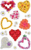 Avery Zweckform 55180 Deko Sticker Blumen Herzen 28 Aufkleber