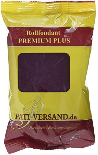 Pati Versand Rollfondant PREMIUM PLUS rubinrot, 1er Pack (1 x 250 g)